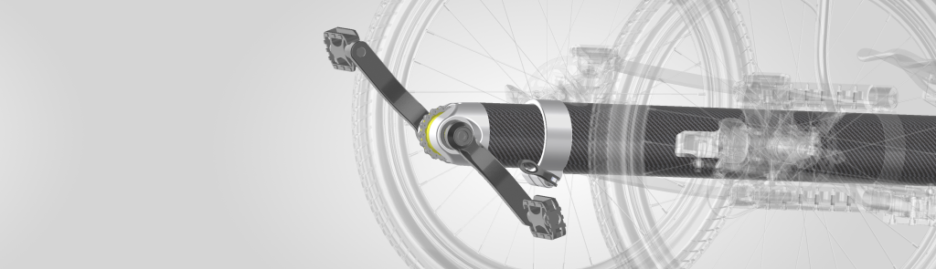 Allroadracer TriX Neige-Trike aus Kohlefaser, Recumbent Tilting Tricycle made from Carbon Fiber